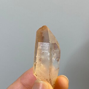 Pink Lemurian Crystal - Lemurian Quartz - Lemurian Point