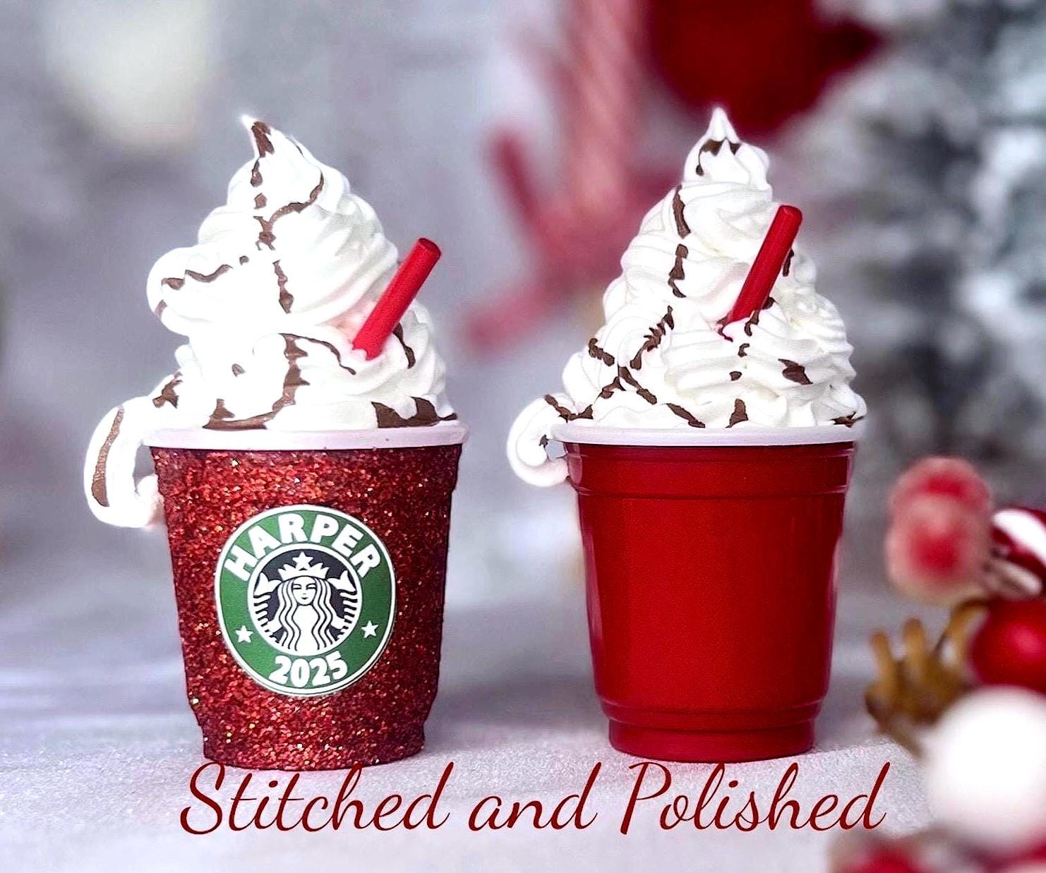 Starbucks Christmas Ornament 2025 - Etsy