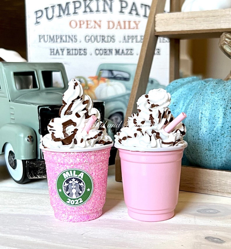 unique christmas tree ornaments personalized starbucks drink ornaments