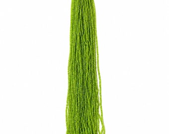 Peridot Tiny Round Beads 2mm | Fine Green Gemstone Strand | Minimal Jewelry Design Supply