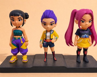 KPop Demon Hunters Rumi, Zoey or Mira Figure Paint your own