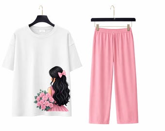 Png T.shirt , comfort shirt , gift for her, wall art Design, pink tshirt design  (Digital Download)