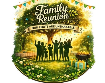 Family Reunion 2026 png, family vacation png, family fun, family memories,  instant download