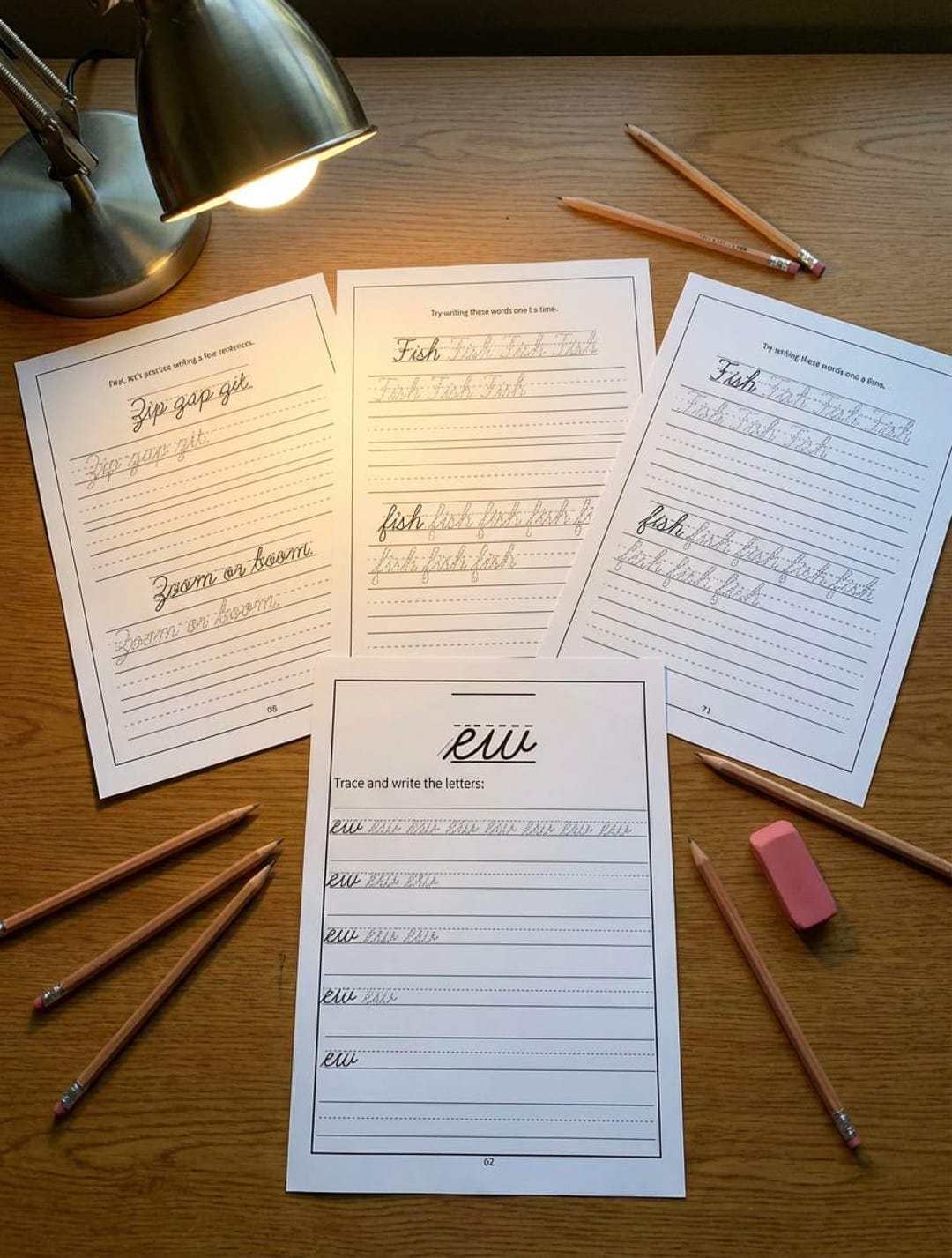 Cursive Writing Workbook Bundle (part 1 & 2): Printable Handwriting ...