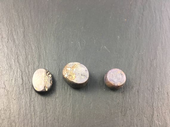 Cabochons en pierre semi-précieuse semi-précieuse semi-précieuse Star Sapphire | lot de 3 373246 Cabochons en pierre semi-précieuse semi-précieuse semi-précieuse Star Sapphire | lot de 3 373246