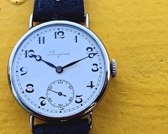 1924 Longines Enamel Watch – Centenary Heirloom Gift, Serviced Luxury Timepiece