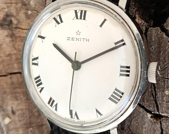 Zenith Stellina 1960s Roman Numeral Watch – Swiss Luxury Timepiece