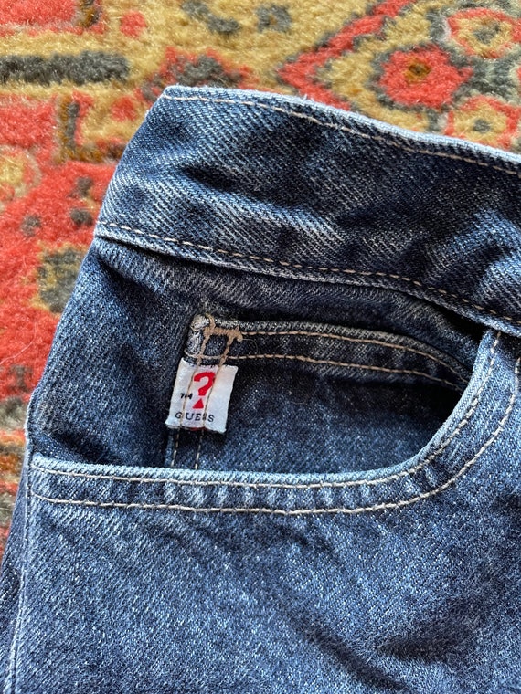 Vintage Late 1990s Guess Tapered Mid Rise Jeans