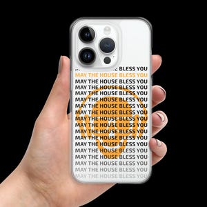 Coque iPhone transparente May The House Bless You ligne Alegia