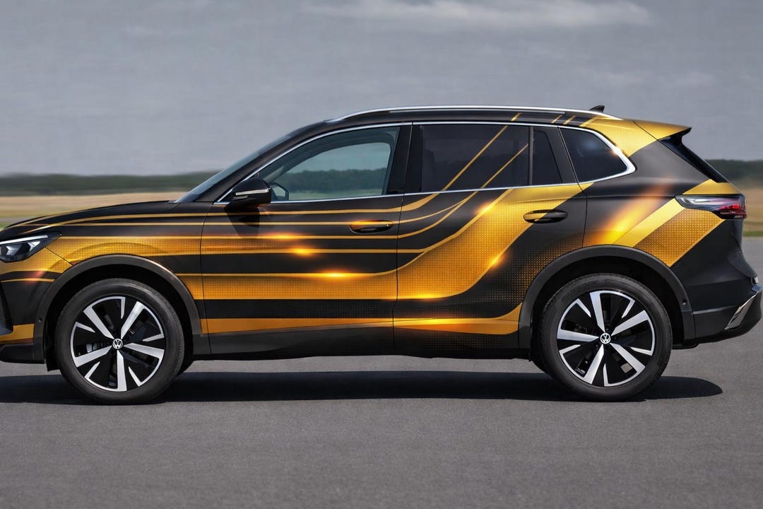 Gold Stripe Pattern Car Wrap Full Color Vinyl Sticker - Etsy