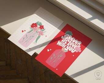 Valentine’s Postcard Voucher – Printable Experience Gift (A6)