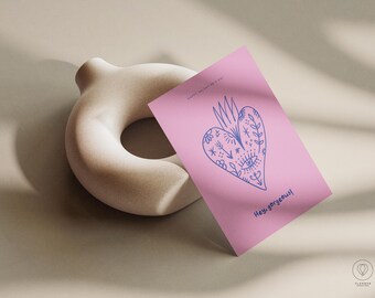 Valentine’s Postcard Voucher – Printable Experience Gift (A6)