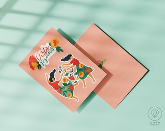 Postcard voucher - printable A6