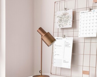 Weekly Planner Printable – Simple Weekly Schedule, To Do & Notes (A4, A5, US Letter)