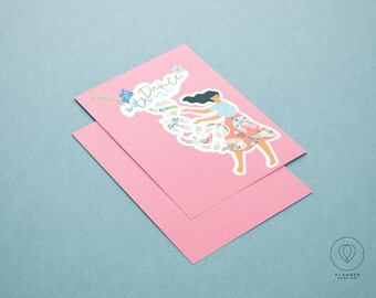 Valentine's postcard voucher - printable A6