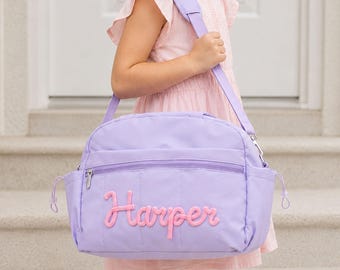 Personalized Kids Dance Bag | Custom Name Travel Gift | Vacation Duffel Bag | Weekend Travel Trip