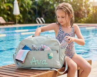 Benutzerdefinierte Name Mädchen Tanztasche | Cheer Bag mit wasserdichter Tasche | Ballerina Tasche | Teenager Mädchen Geschenke | Geschenk für Kind