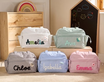 Bolsa de baile personalizada para niñas / Bolsa de deporte con nombre personalizado y compartimentos espaciosos / Bolsa de bailarina / Regalos para recitales de baile / Regalo de cumpleaños