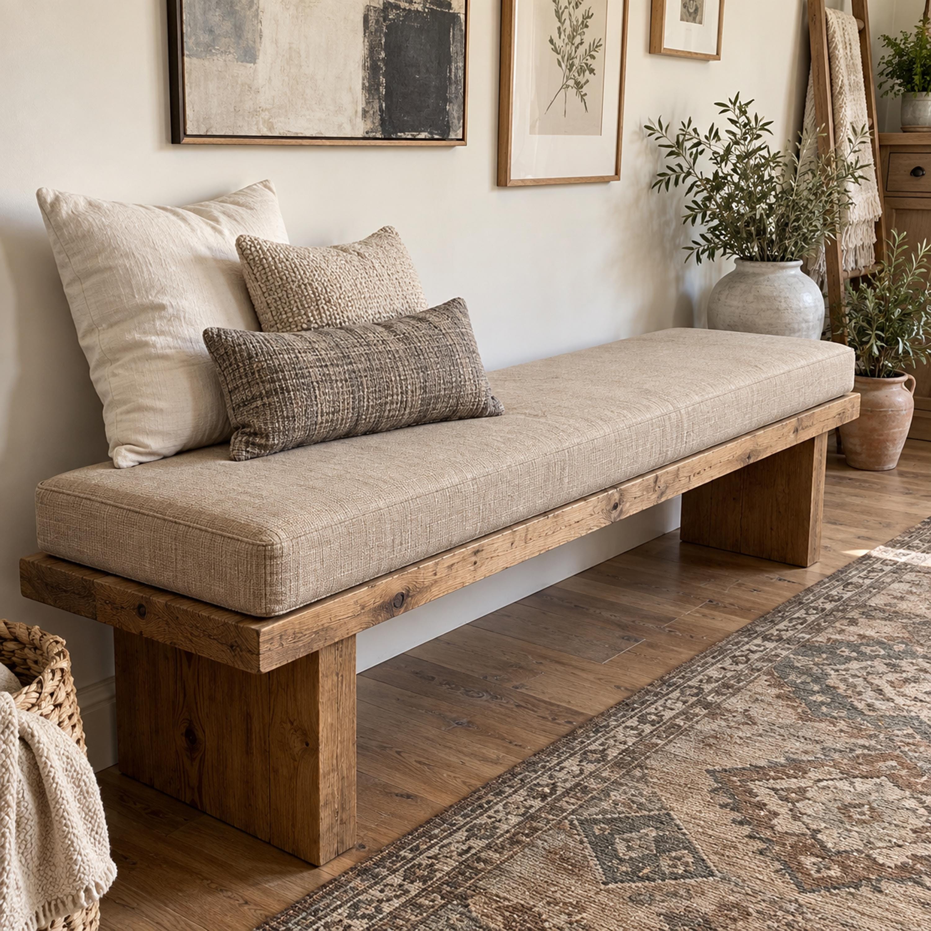 Flower Bench Cushion - Etsy