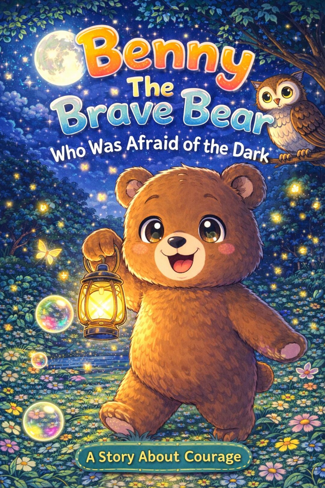 Benny the Brave Bear Who Was Afraid of the Dark - Cozy Children’s ...