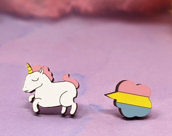 Unicorn Fart Earrings