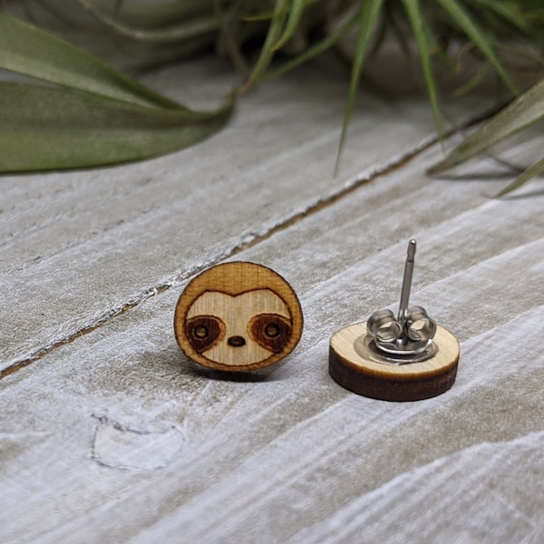 Sloth Earrings Eco Friendly Products