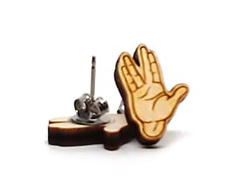 Live Long and Prosper earrings for your geek life