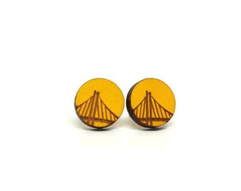 San Francisco Bay Bridge Stud Earring