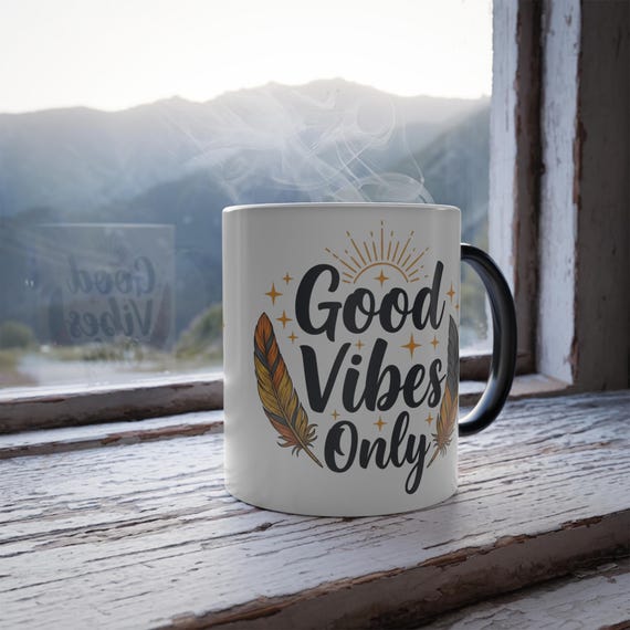 Good Vibes Only Mug | Color Morphing 11oz