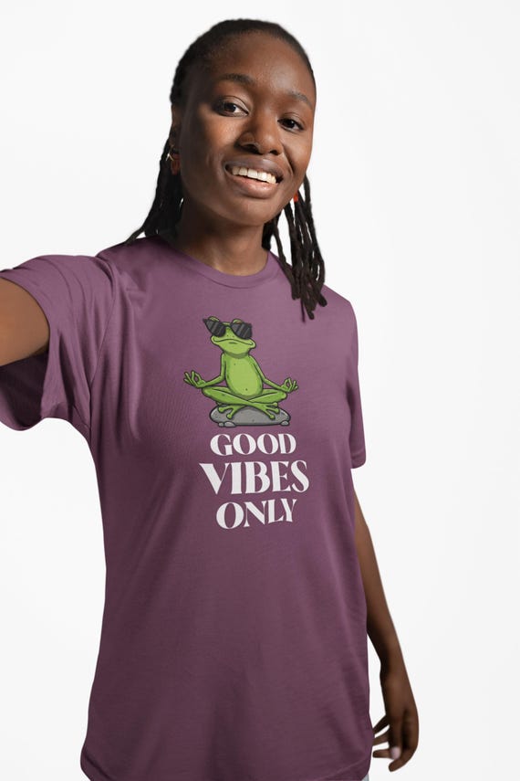Good Vibes Only T-Shirt, Positive Energy Tee, Inspirational Graphic Shirt, Boho Wellness Gift
