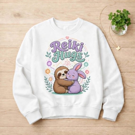 Reiki Hugs Sweatshirt/Positive Energy Reiki Shirt