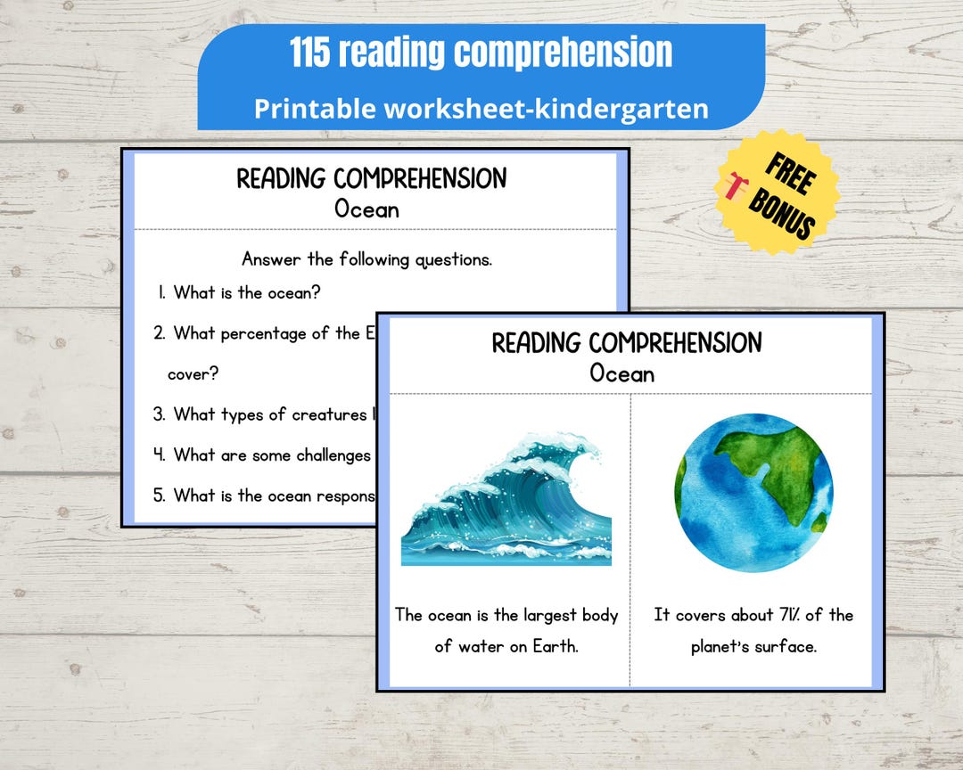 Reading Comprehension Worksheets for Kids | Printable Language Arts ...