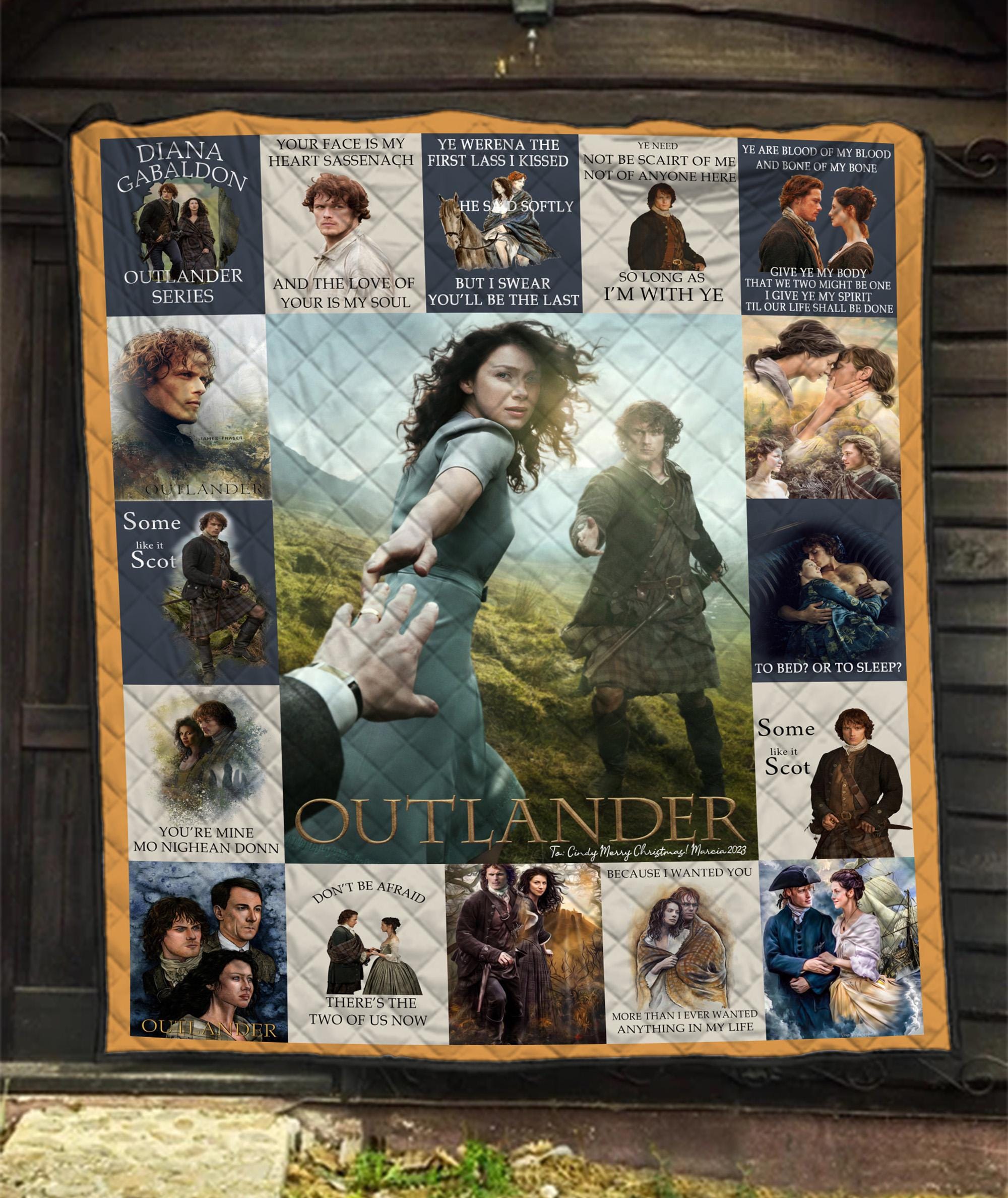 Discover Outlander Series Inspired Cozy Blanket, Scottish Romance Quilt