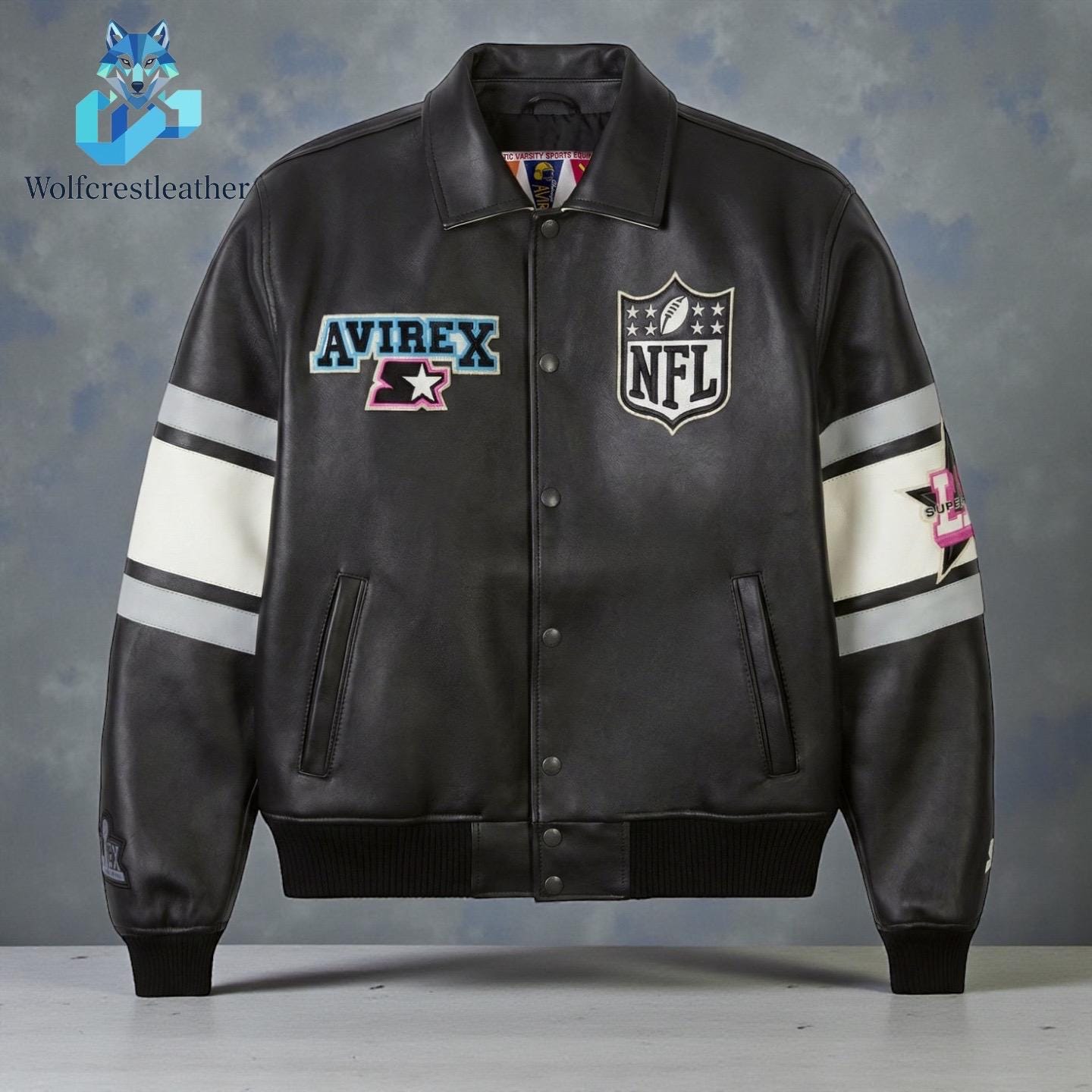 Nflレザージャケット - Etsy 日本