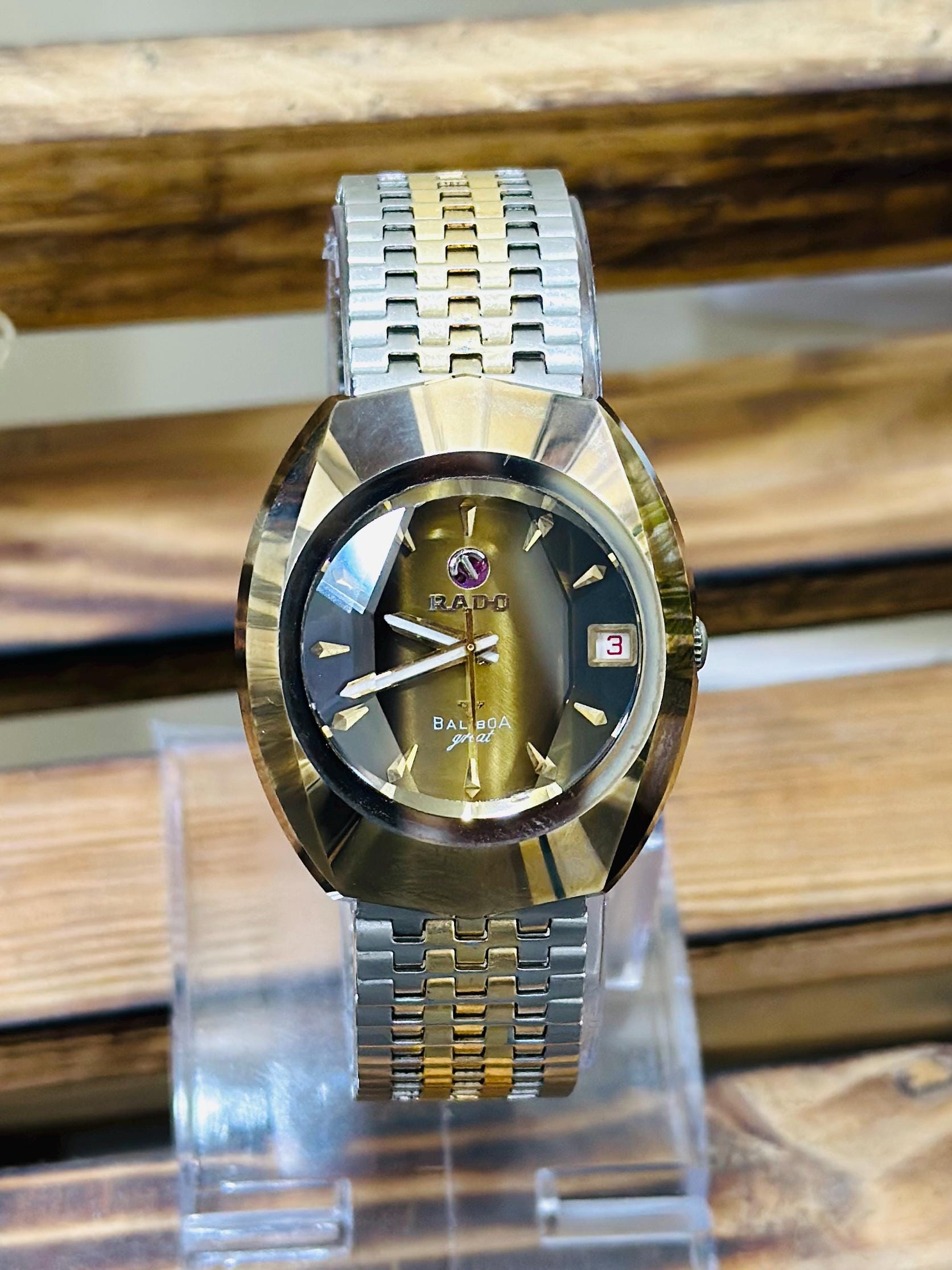 Vintage Rado Balboa V Automatic Watch – 1970s Swiss Tungsten Case