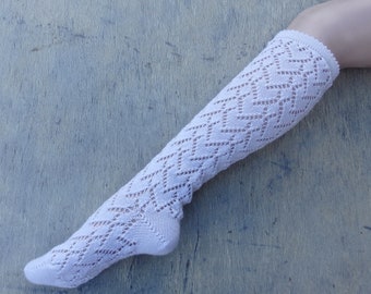 Calzini Lunghi Sopra Il Ginocchio E Guanti Senza Dita | Set Donna E Ragazze | Caldi E Alla Moda - Foto 9