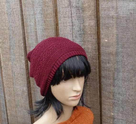 Knitted Cotton Summer Beanie Cotton 
