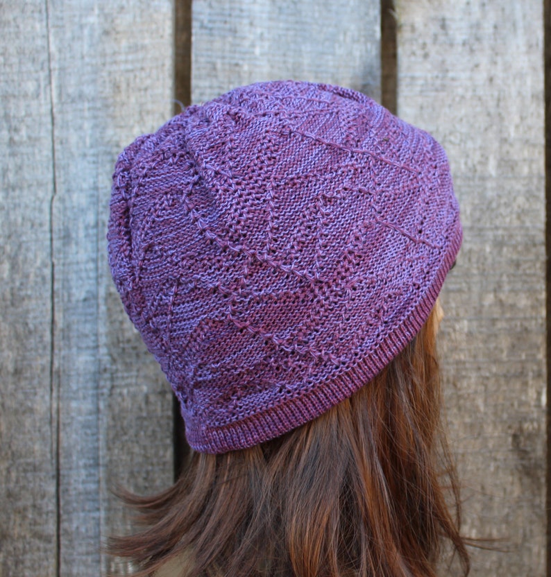 Bonnet d'été en coton tricoté, chapeau marron en coton, bonnet coloré en tricot, chapeau de printemps image 5