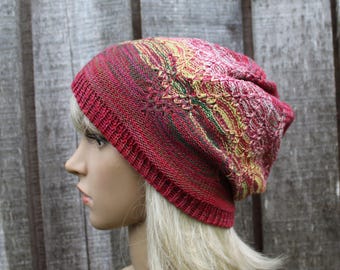 Knitted cotton beanie, cotton colorful hat,  knit light weight spring cap