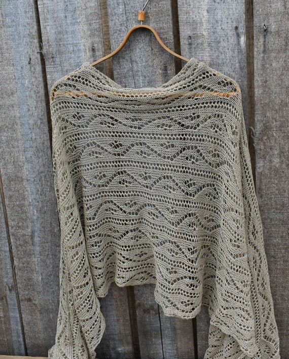 modern knitted shawls and wraps