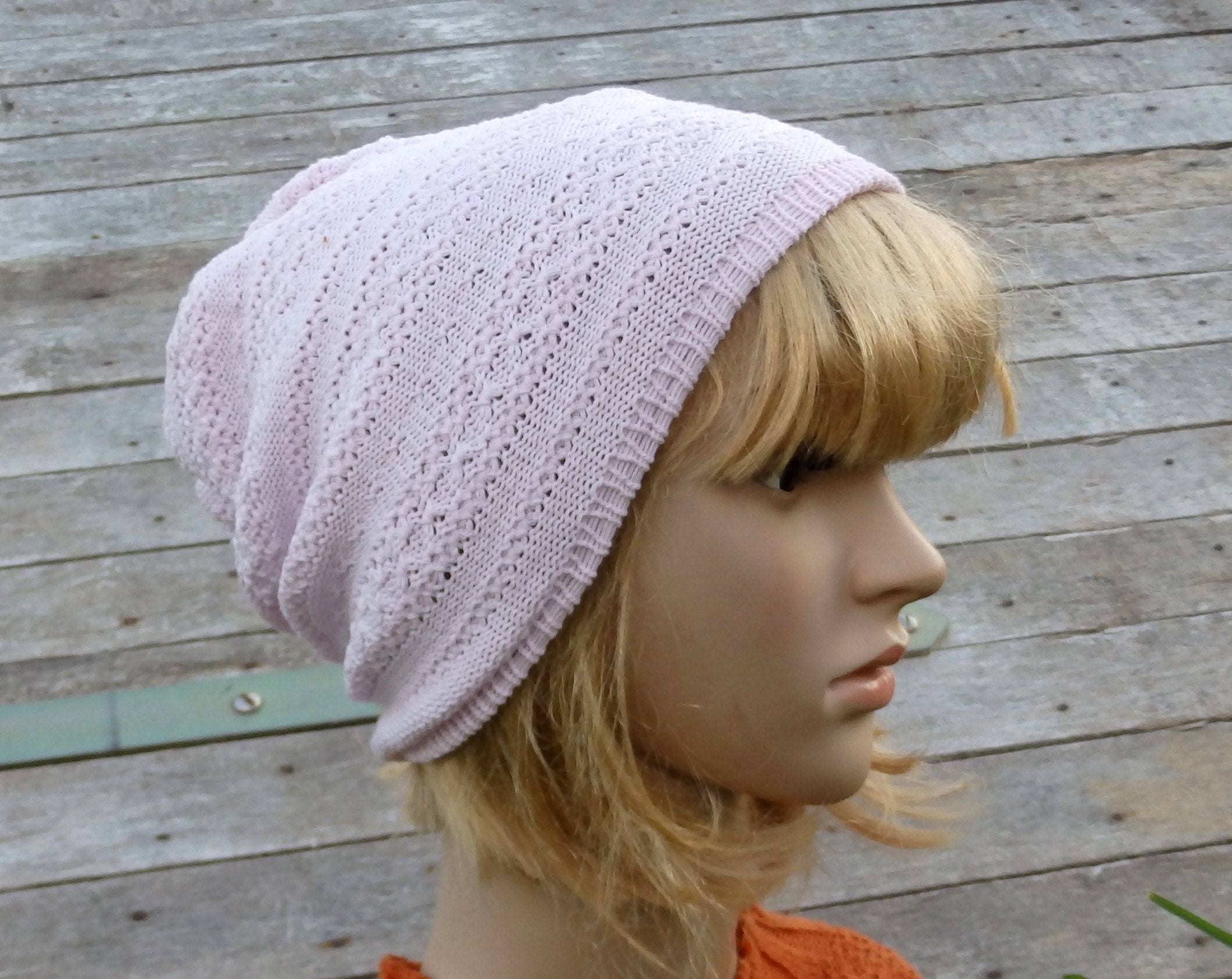 Knitted Cotton Summer Beanie Cotton 