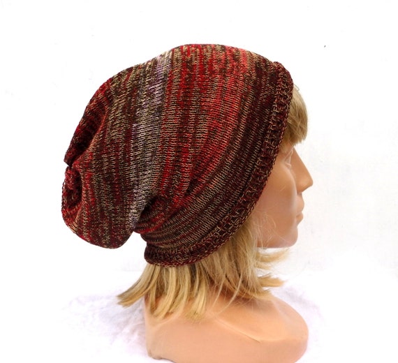 Knit hat knitted cotton hat knitting colorful summer beanie
