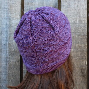 Bonnet d'été en coton tricoté, chapeau marron en coton, bonnet coloré en tricot, chapeau de printemps image 6