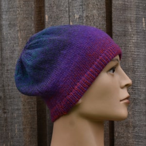 Knitted wool colorful unisex warm winter hat, handmade Scandinavian hat, lined beanie, Latvian hat colorful 2