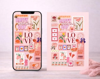 Biglietto Digitale San Valentino – Valentine’s Day Card Immagine Fissa – Printable Romantico – Download Immediato