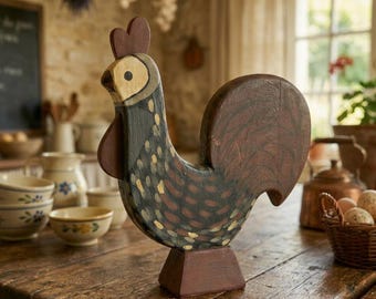 Jim Shore Rooster Figurine - Heartwood Creek Collectable Kitchen