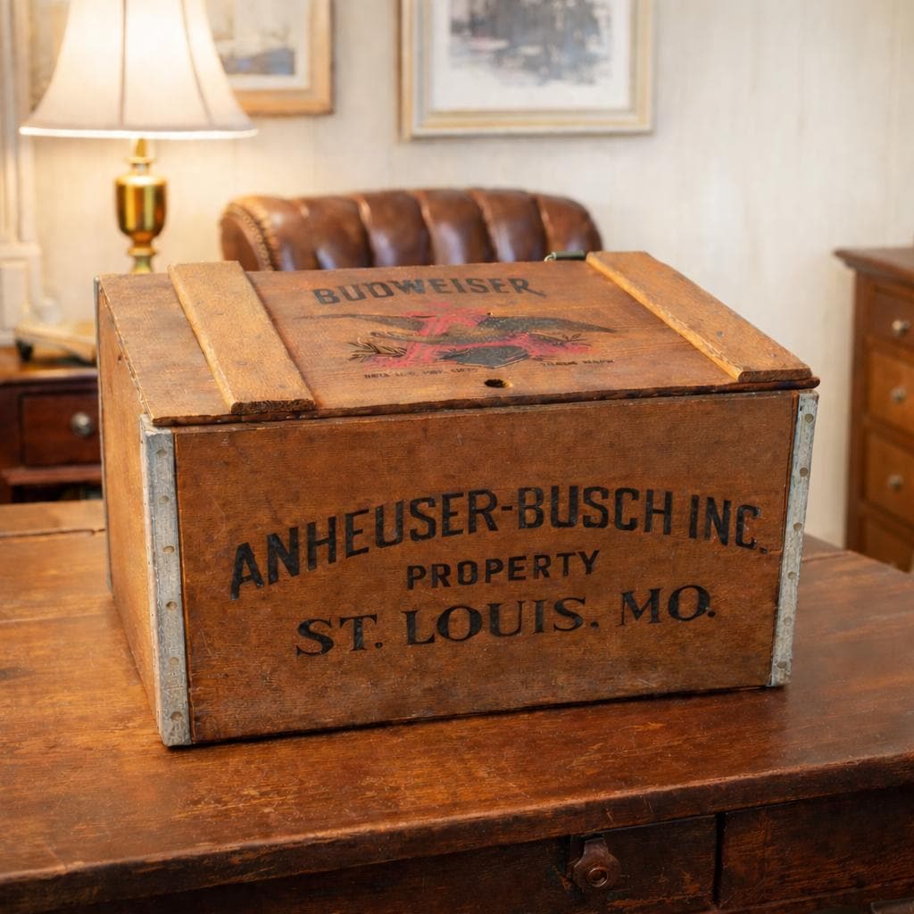 Budweiser Wooden Crate - Etsy