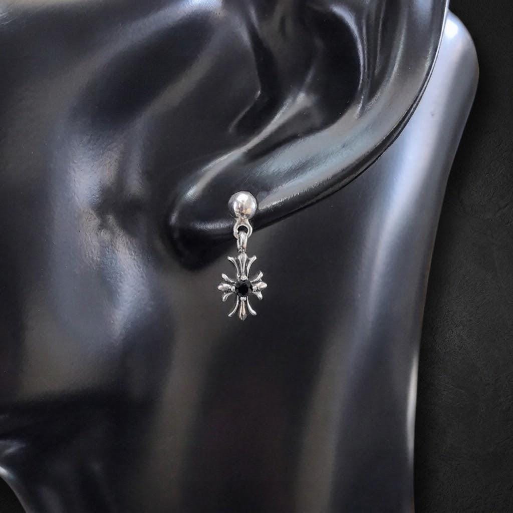 Chrome Hearts Earrings Cross - Etsy
