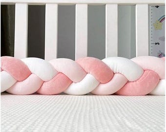 Braided Pillow Knot Cushion | Soft Chunky Draft Stopper for Door Window | Decorative Bed Bolster | Home Decor