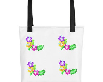 Reistas met hibiscusbloemen Uniek cadeau-idee voor Moederdag